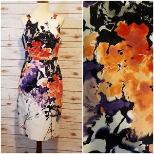 Tahari Botanical Dress